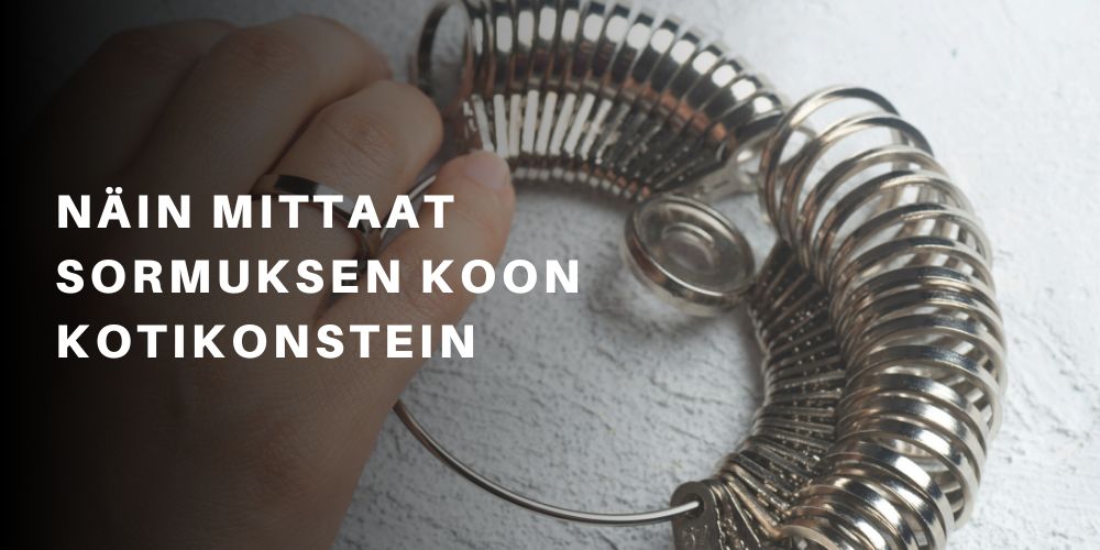 Kuinka mitata sormuksen koko kotona - opas ja ohjeet