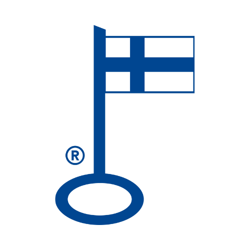 Avainlipputunnus Laatukorun Silván-koruilla