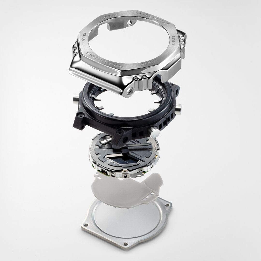 Casio Fine Metallic GM-2100YM-8AER rannekello