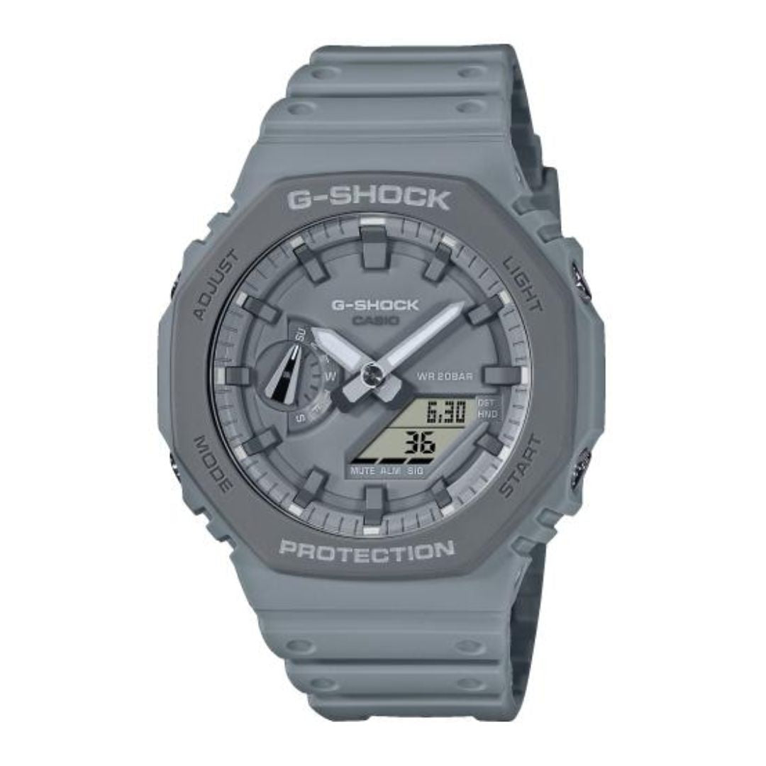 (2)CASIOカシオーク G-SHOCK GA-2110ETシルバーグレー美品 Casio G-Shock GA-2110ET-8AER Watch