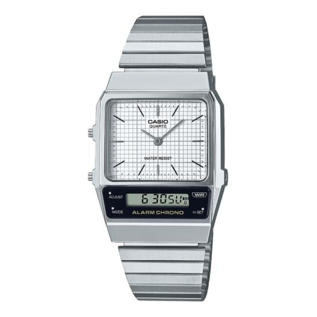 Casio Vintage Anadigi Watch AQ-800E-7AEF - Main Image