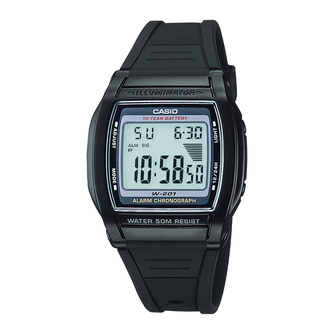 Casio W-201-1AVEG rannekello