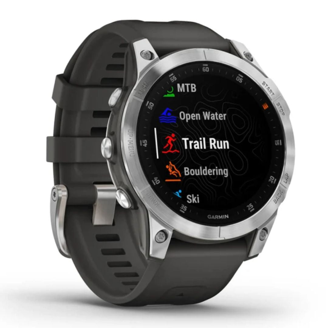 Garmin Epix Gen 2 Sapphire tummanharmaa ja teräs, Amoled GPS-älykello 010-02582-01