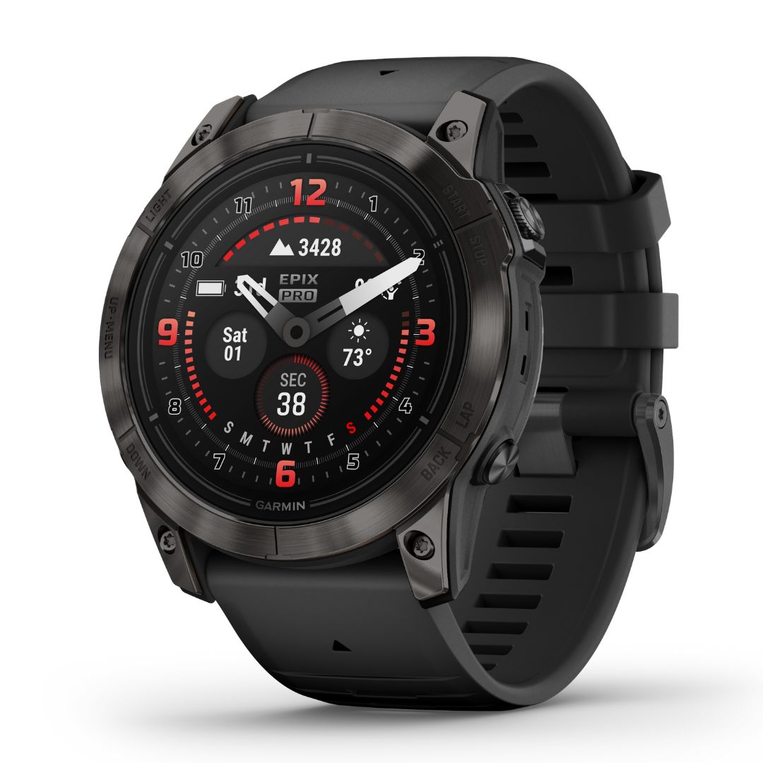 Garmin Epix Pro Gen Sapphire, 51mm, Carbon Grey DLC Titanium with Bl