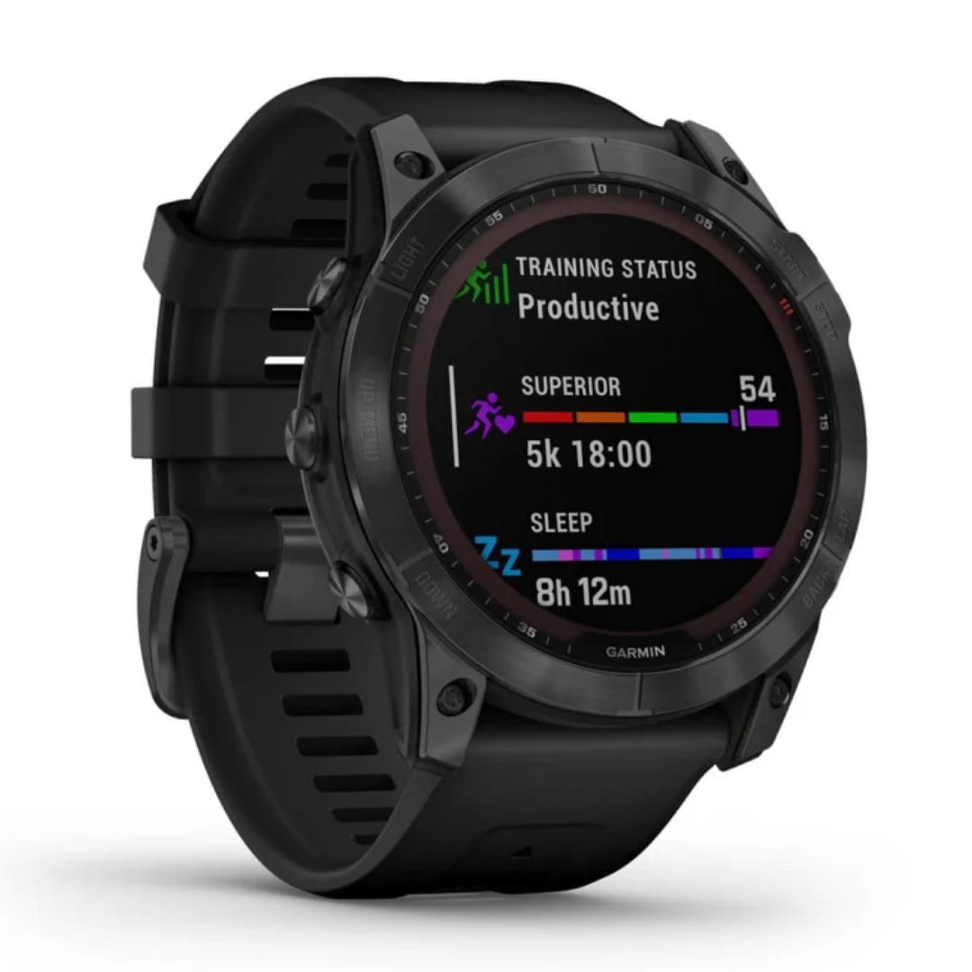 Garmin Fenix 7X Solar, slate grey and black, multisport GPS smartwatch 010-02541-01
