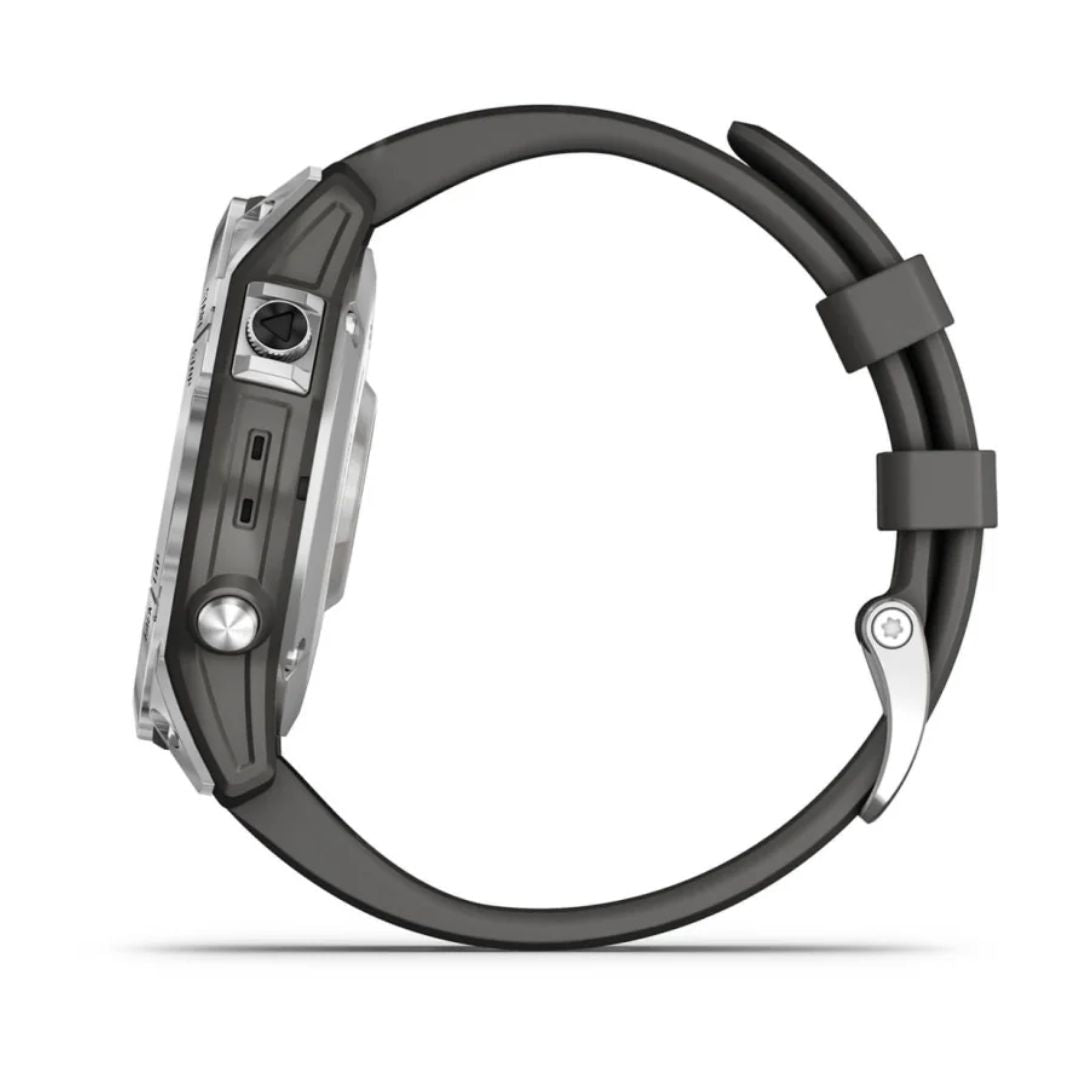 Garmin Fenix 7, hopea ja grafiitinharmaa ranneke 010-02540-01
