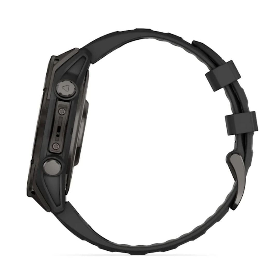Garmin Fenix 8, 47 mm, Amoled Sapphire, hiilenharmaa titaani ja musta, älykello 010-02904-21