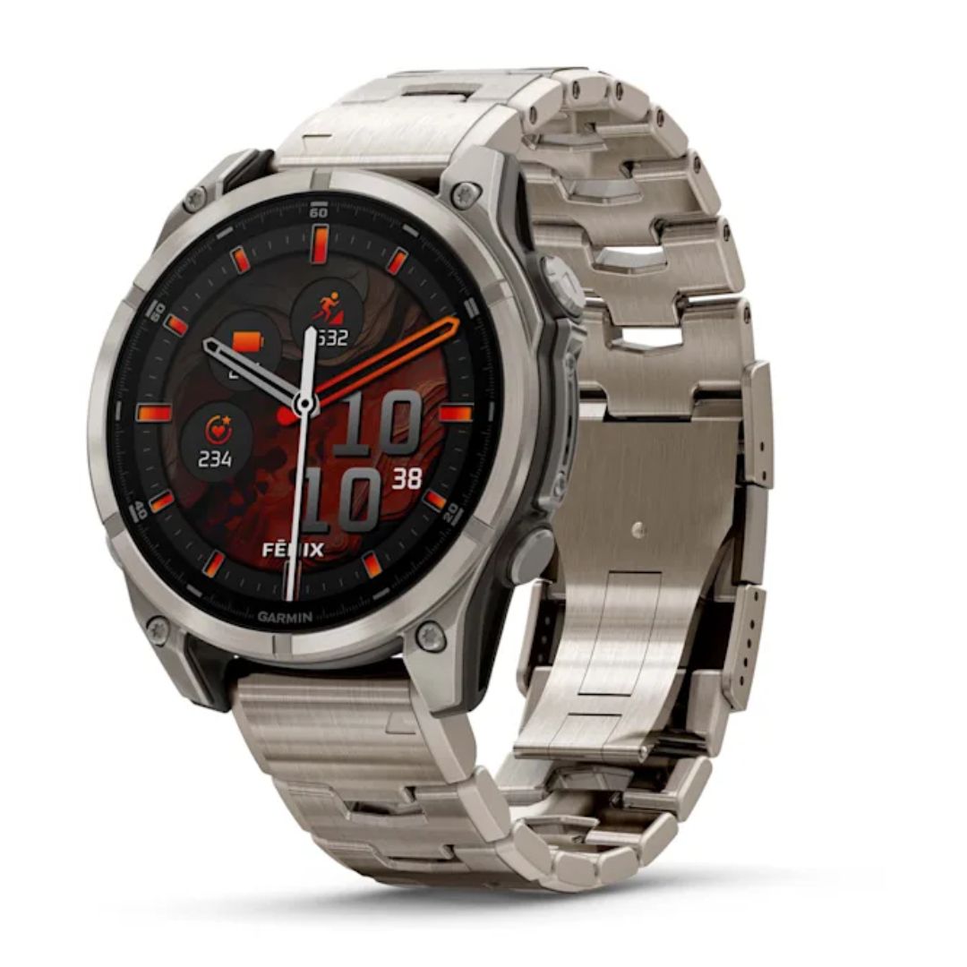Garmin Fenix 8, 47 mm Amoled Sapphire, titaani, älykello 010-02904-40