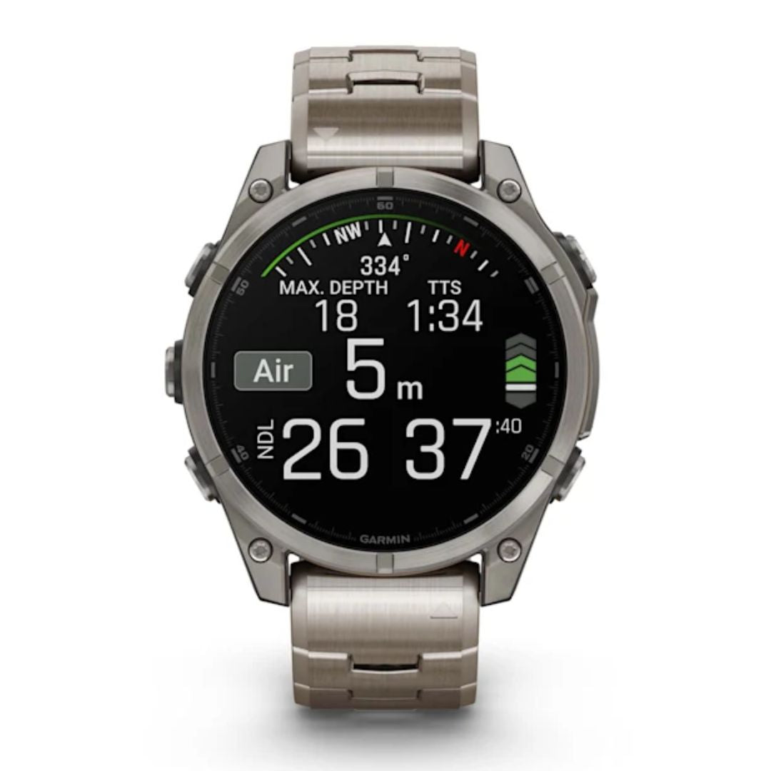 Garmin Fenix 8, 47 mm Amoled Sapphire, titaani, älykello 010-02904-40