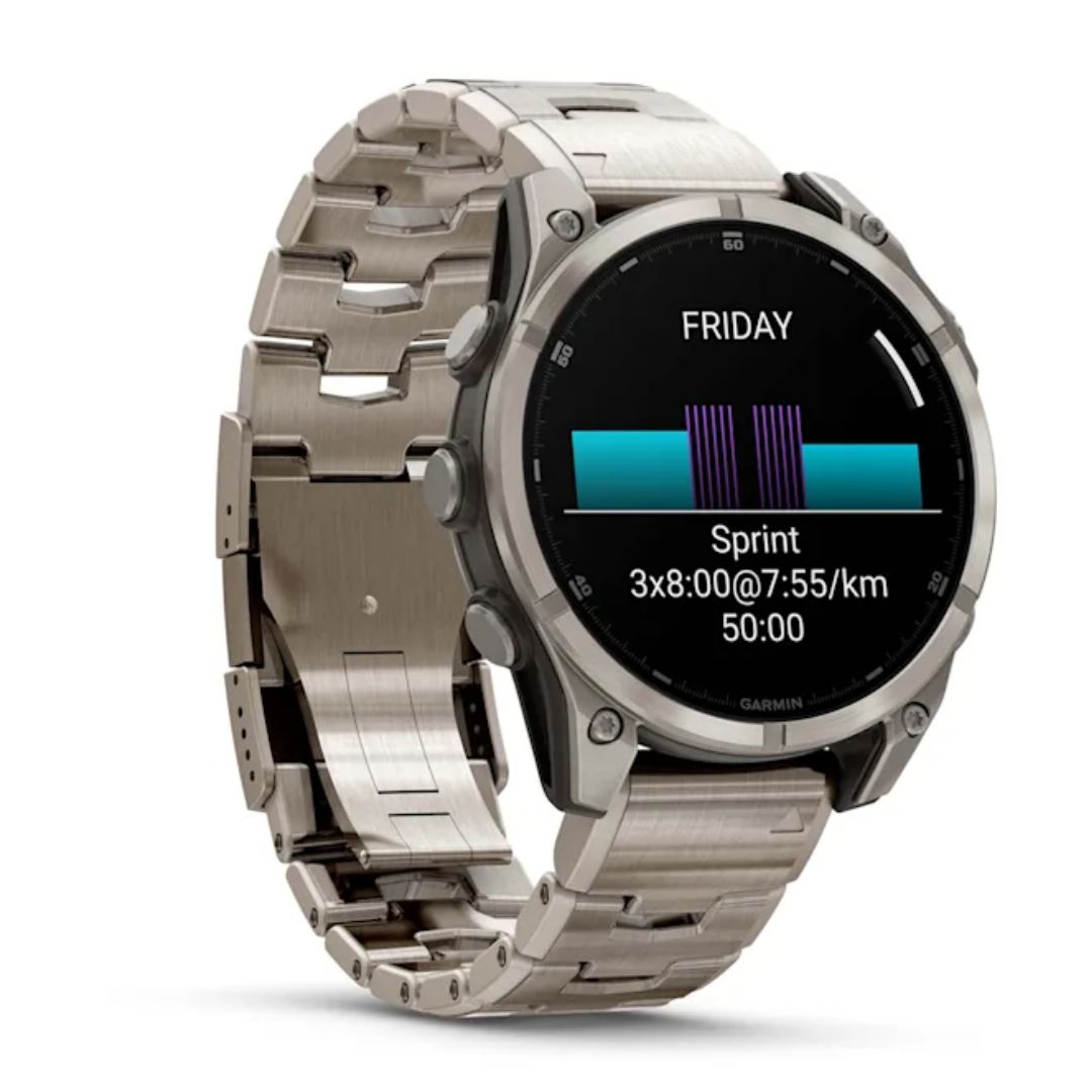 Garmin Fenix 8, 47 mm Amoled Sapphire, titaani, älykello 010-02904-40