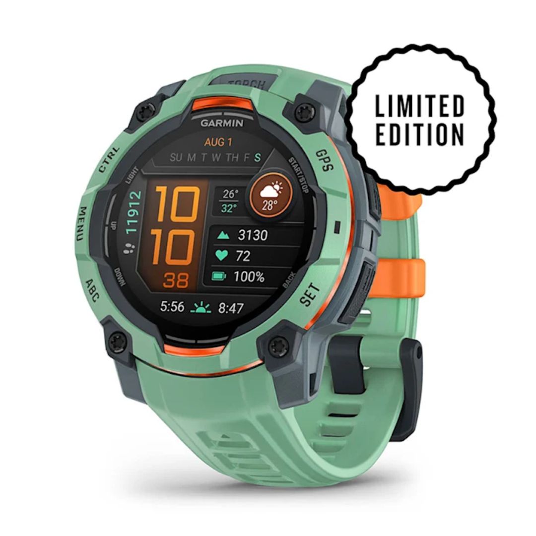 Garmin Instinct 3 AMOLED, 45mm, vedenvihreä, GPS-älykello 010-02936-01