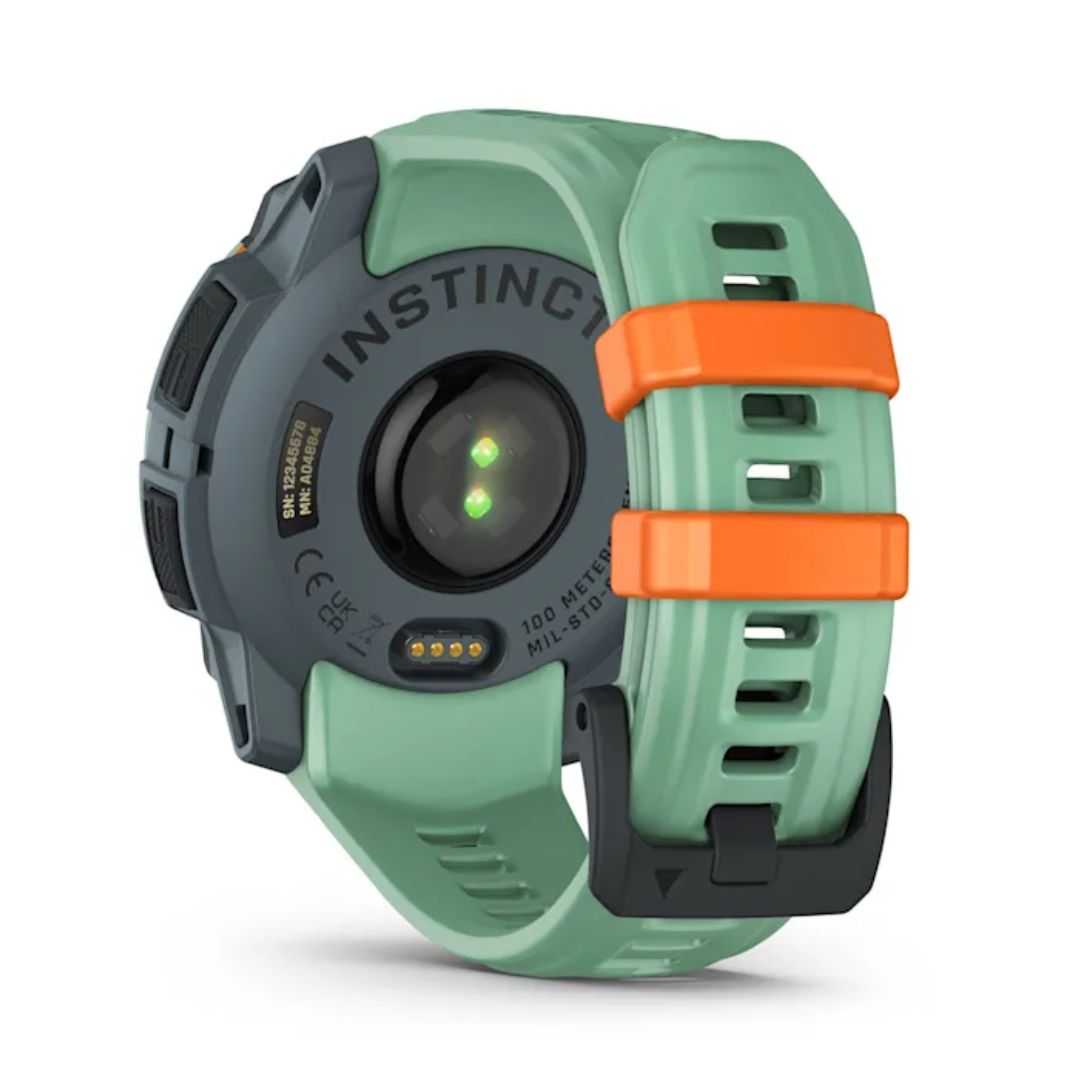 Garmin Instinct 3 AMOLED, 45mm, vedenvihreä, GPS-älykello 010-02936-01