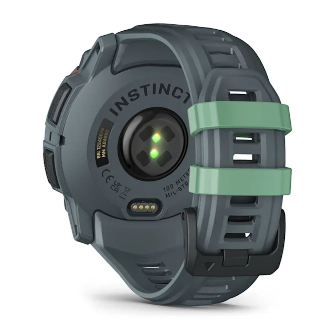 Garmin Instinct 3 AMOLED, 50mm, vedenvihreä ja harmaa, GPS-älykello 010-03020-01