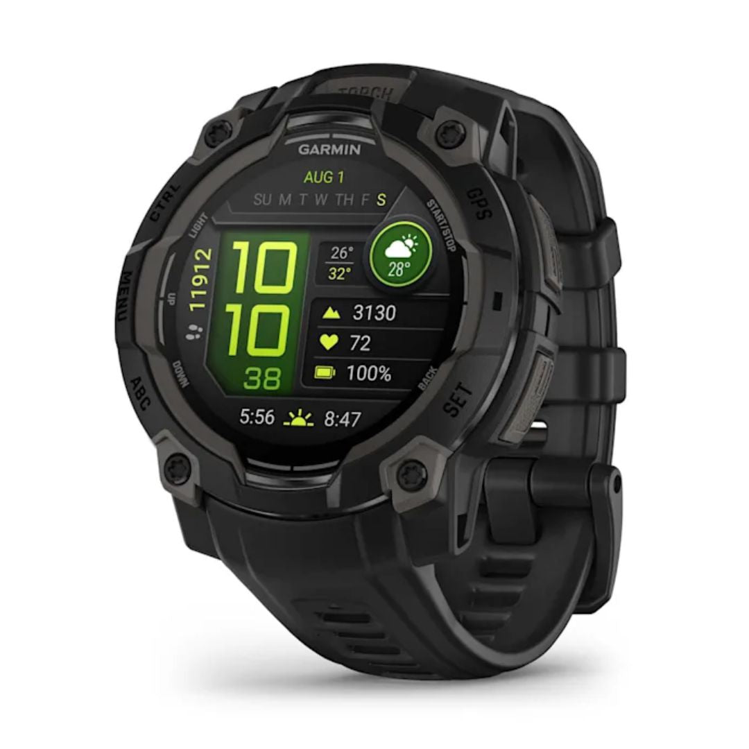 Garmin Instinct 3 Amoled, 45mm, musta, GPS-älykello 010-02936-00