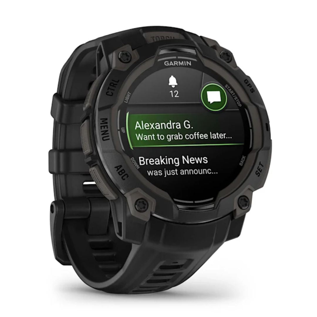 Garmin Instinct 3 Amoled, 45mm, musta, GPS-älykello 010-02936-00