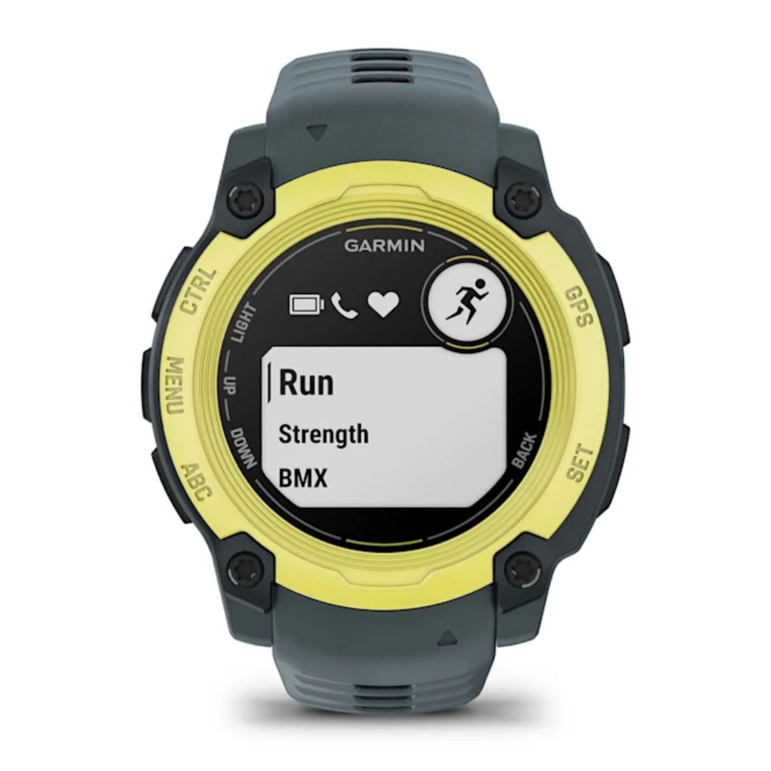 Garmin Instinct 3 E, 40mm, lime ja siniharmaa, GPS-älykello 010-02932-01