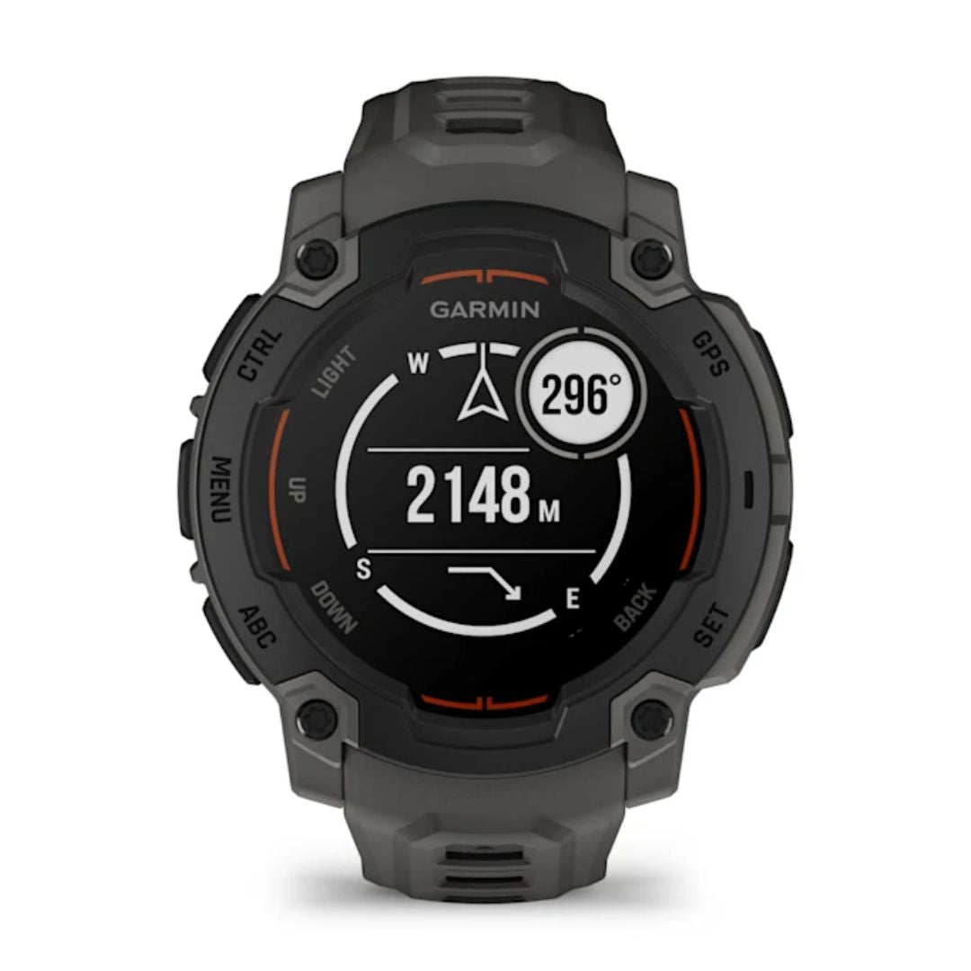 Garmin Instinct 3 E, 45mm, musta ja grafiitinharmaa, GPS-älykello 010-02933-00
