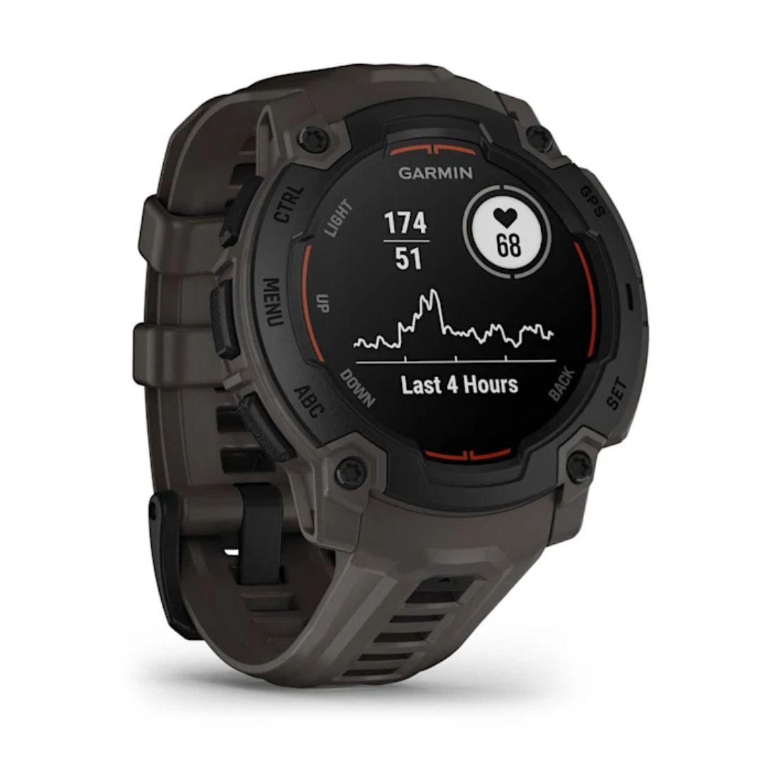 Garmin Instinct 3 E, 45mm, musta ja grafiitinharmaa, GPS-älykello 010-02933-00