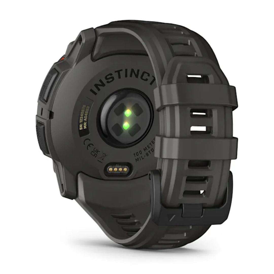Garmin Instinct 3 Solar, 50mm, musta ja grafiitinharmaa, GPS-älykello 010-02935-00