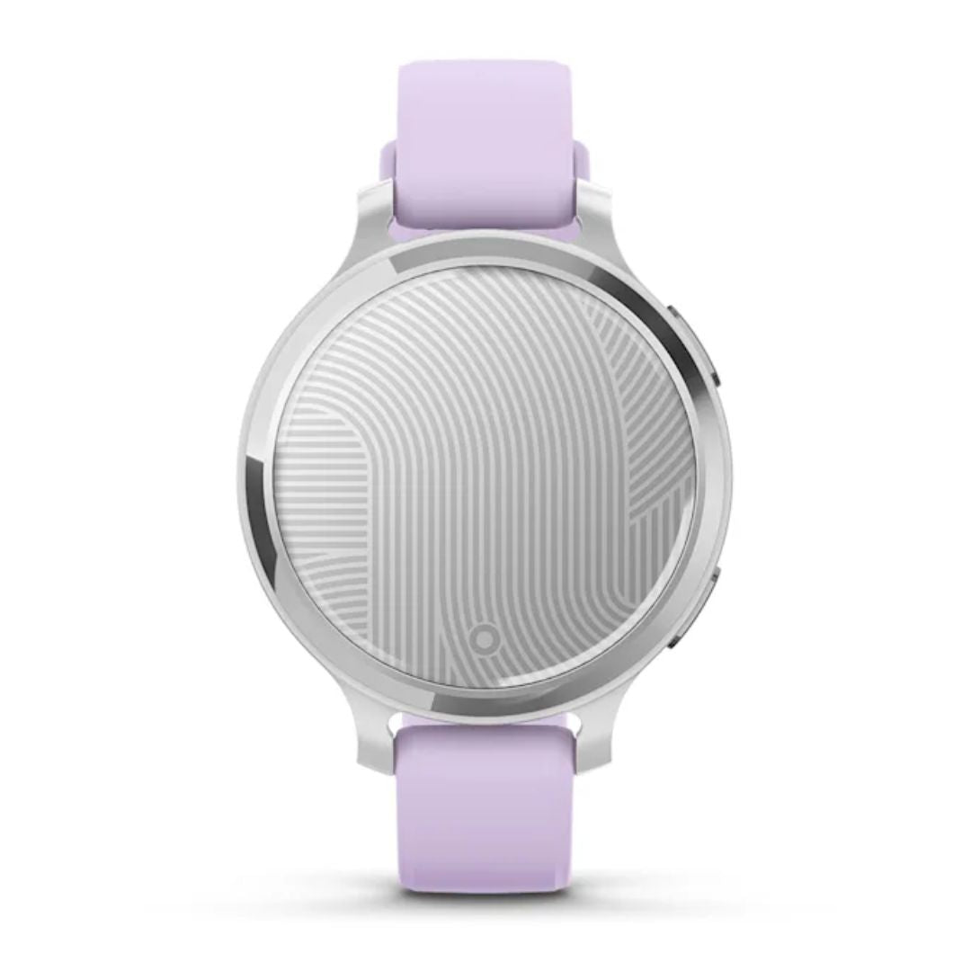 Garmin Lily 2 Active, hopea ja vaaleanvioletti silikonihihna, 010-02891-01