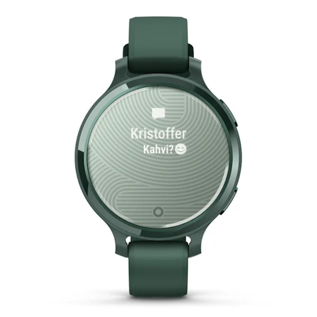 Garmin Lily 2 Active, jaspiksenvihreä kehys ja silikonihihna, 010-02891-02