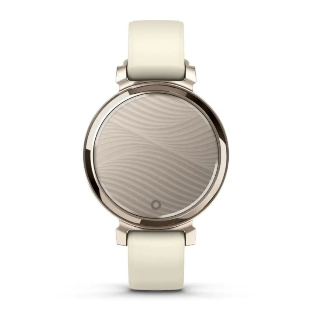 Garmin Lily 2 Classic, vaalea kulta ja kookoksenvärinen silikonihihna, 010-02839-00