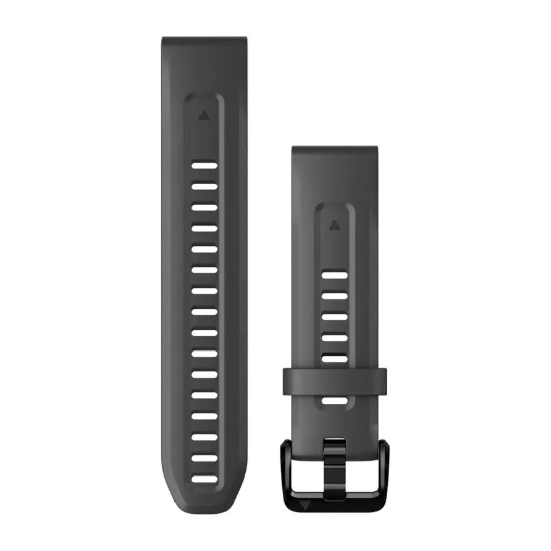 Garmin QuickFit silikonihihna 20mm, tummanharmaa, 010-13102-01