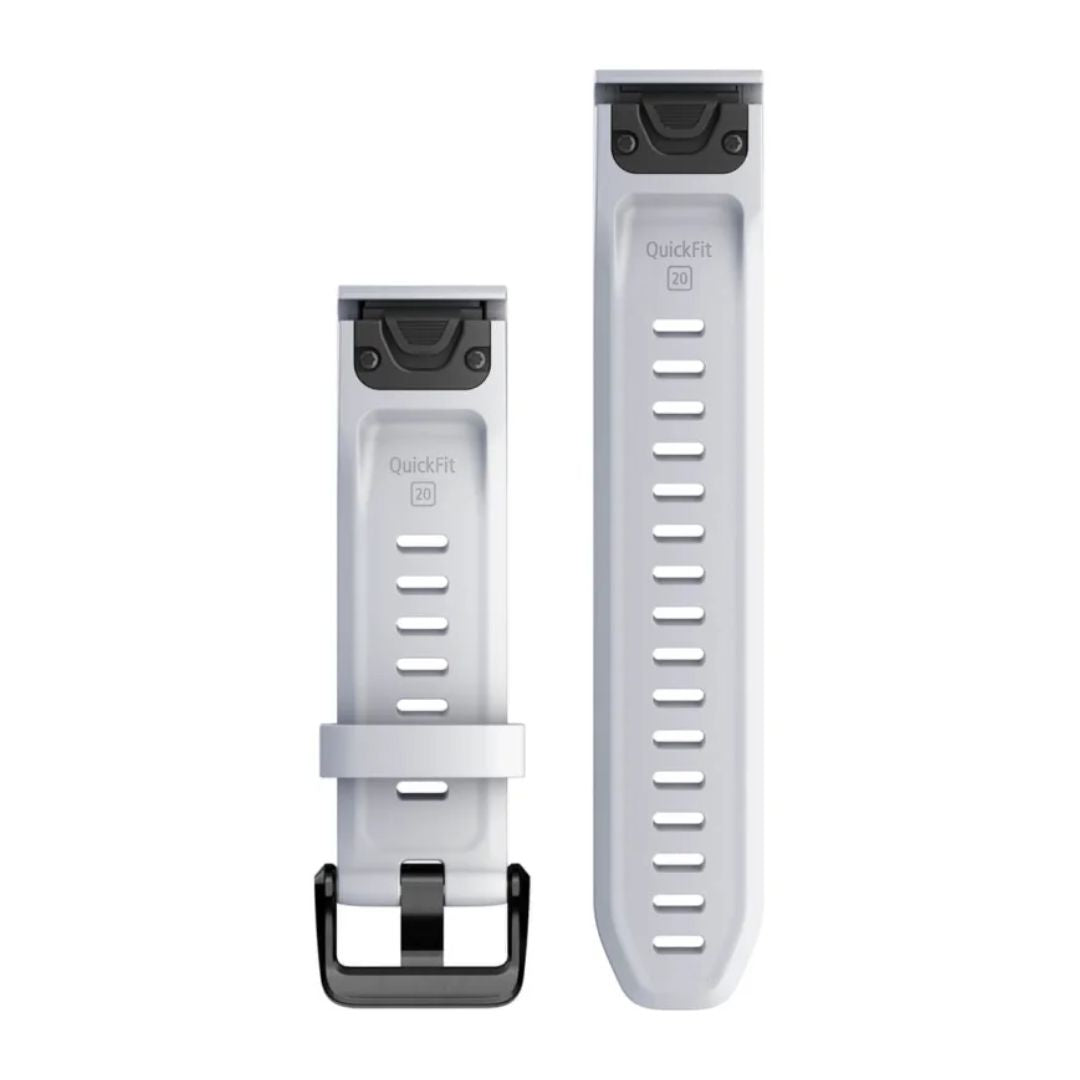Garmin QuickFit silikonihihna 20mm, vaaleanharmaa, 010-13102-03