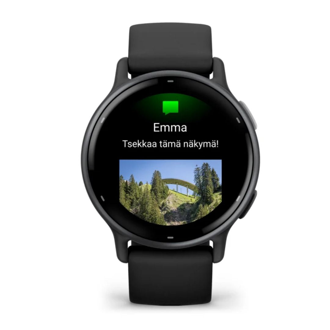Garmin Vivoactive 5, grafiitinharmaa ja musta, 42 mm, Amoled monilajiälykello 010-02862-10