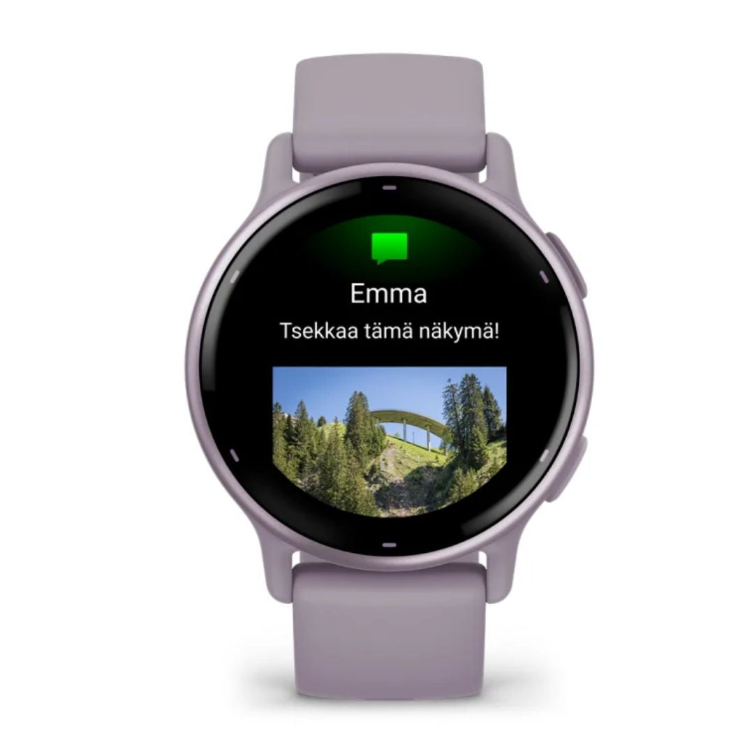 Garmin Vivoactive 5, orkideanvärinen, 42 mm, Amoled monilajiälykello 010-02862-13