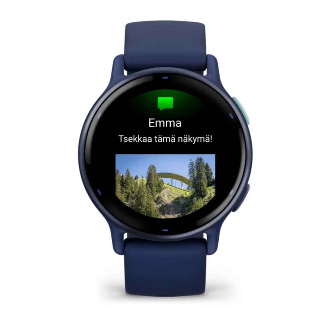 Garmin Vivoactive 5, tummansininen, 42 mm, Amoled monilajiälykello 010-02862-12