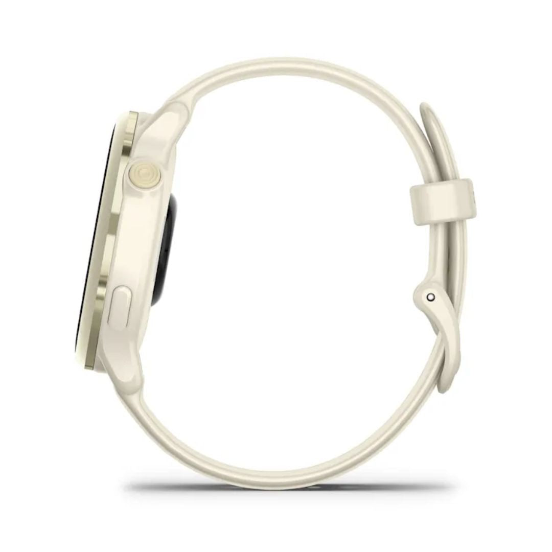 Garmin Vivoactive 6, vaalea kulta ja luunvärinen, 42 mm, Amoled monilajiälykello 010-02985-01