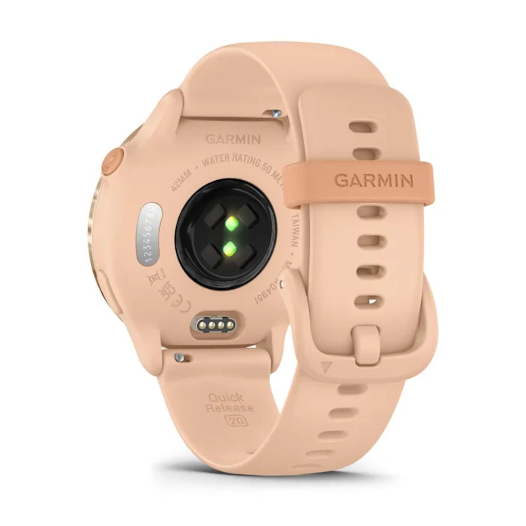 Garmin Vivoactive 6, vaaleanpunainen, 42 mm, Amoled monilajiälykello 010-02985-03