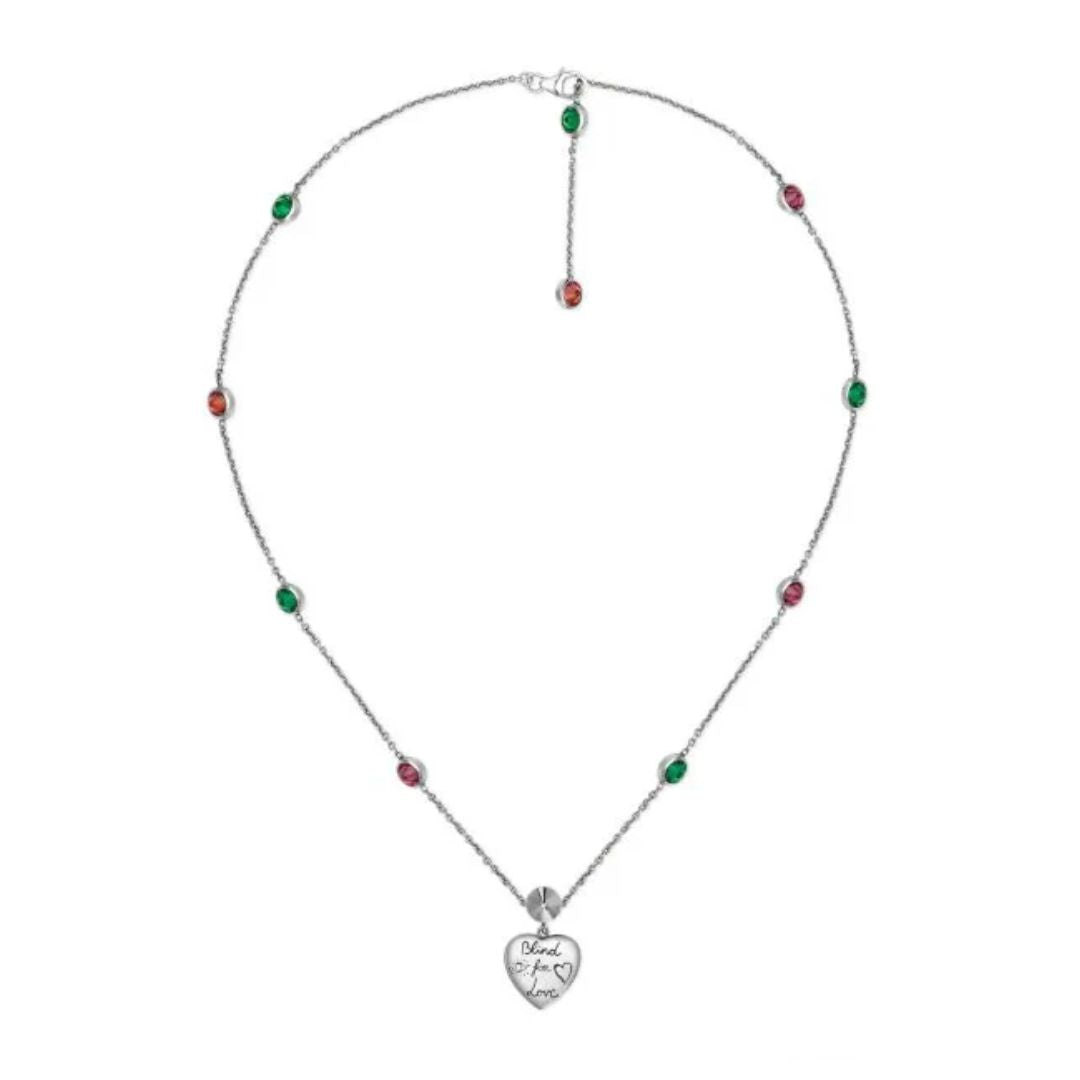 Gucci Blind for Love kaulakoru, hopeaa, YBB50217400100U