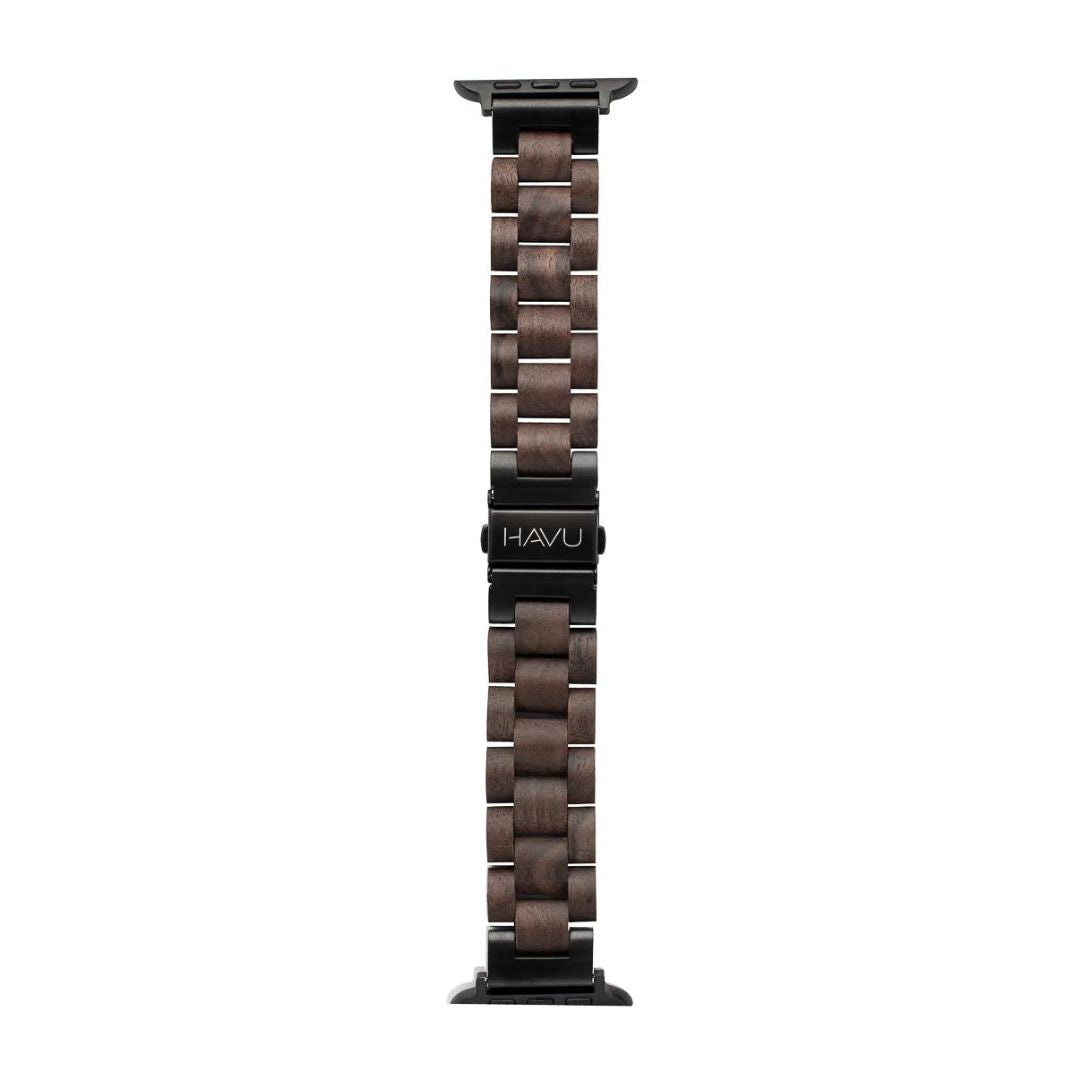 Havu Apple Watch ranneke, pähkinäpuu (42/44/45/49 mm), 10070