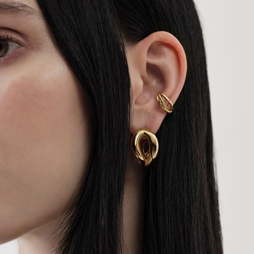 Kalevala Männyt ear cuff, pronssi, 361001102