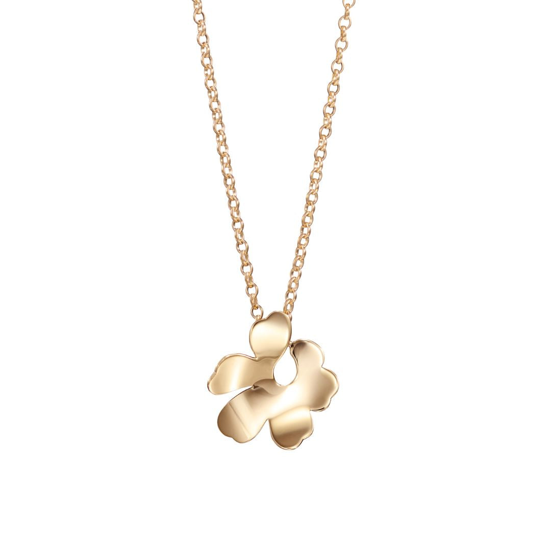【新品/未使用】Kalevala x Marimekkoミニペンダント ブロンズ Kalevala x Marimekko Unikko Mini pendant, yellow gold