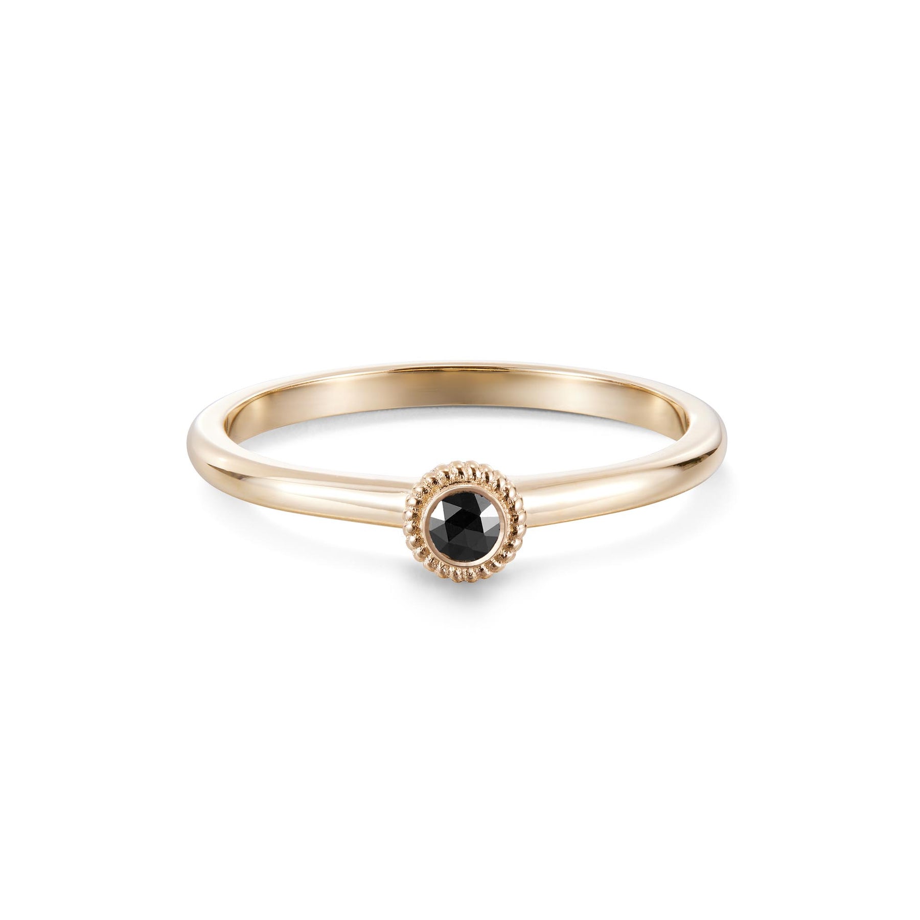 Kalevala Valittu sormus, 14K keltakultaa, musta timantti 0,06ct, Kalevala Love, 141000001B