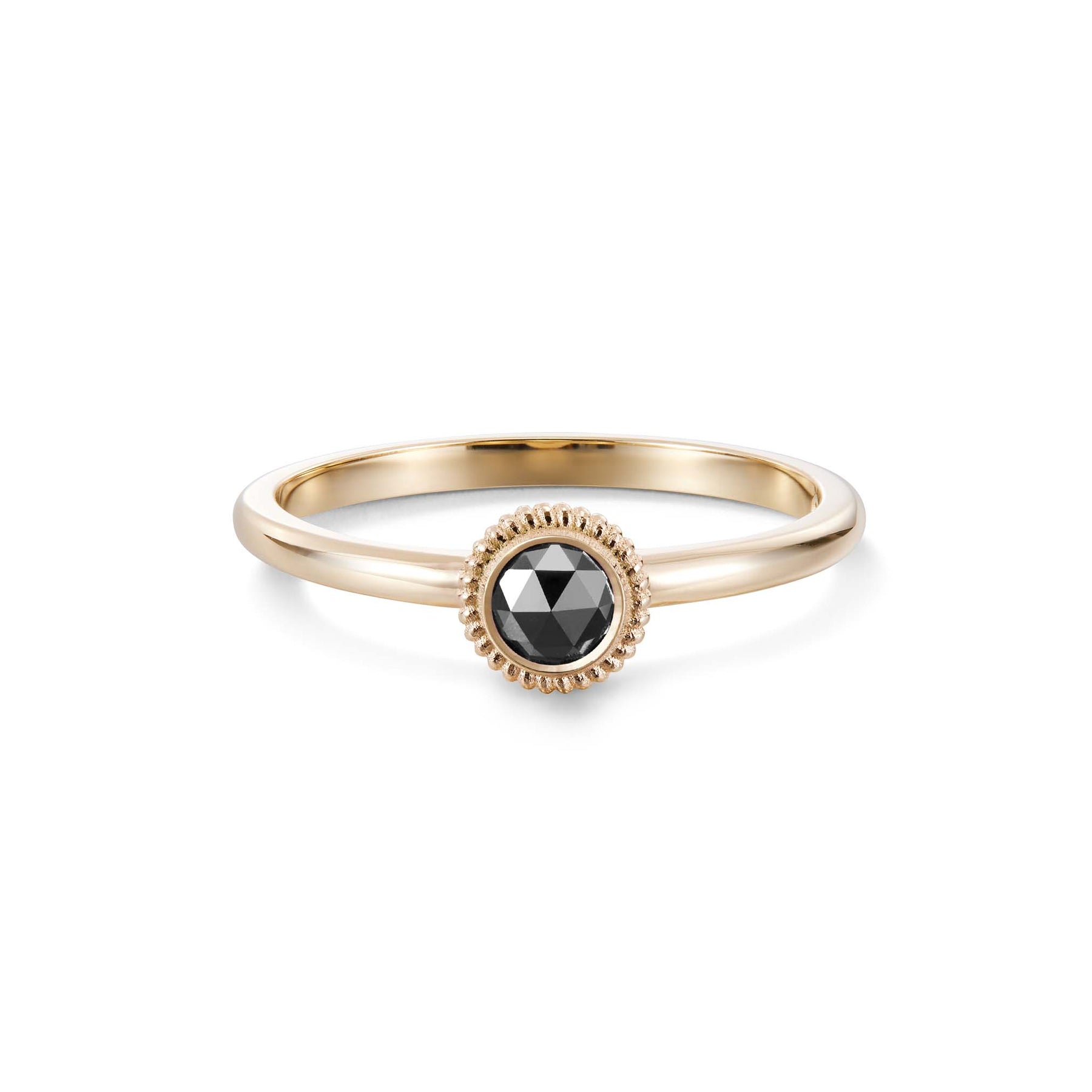 Kalevala Valittu sormus, 14K keltakultaa, musta timantti 0,20ct, Kalevala Love, 141000002B