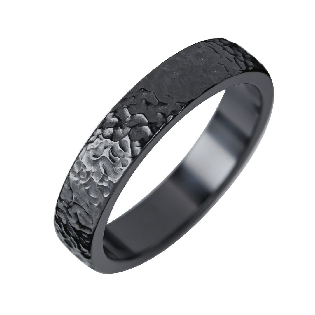 Kohinoor Duetto Black Edition, Frost kihlasormus, musta zirkonium 006-806