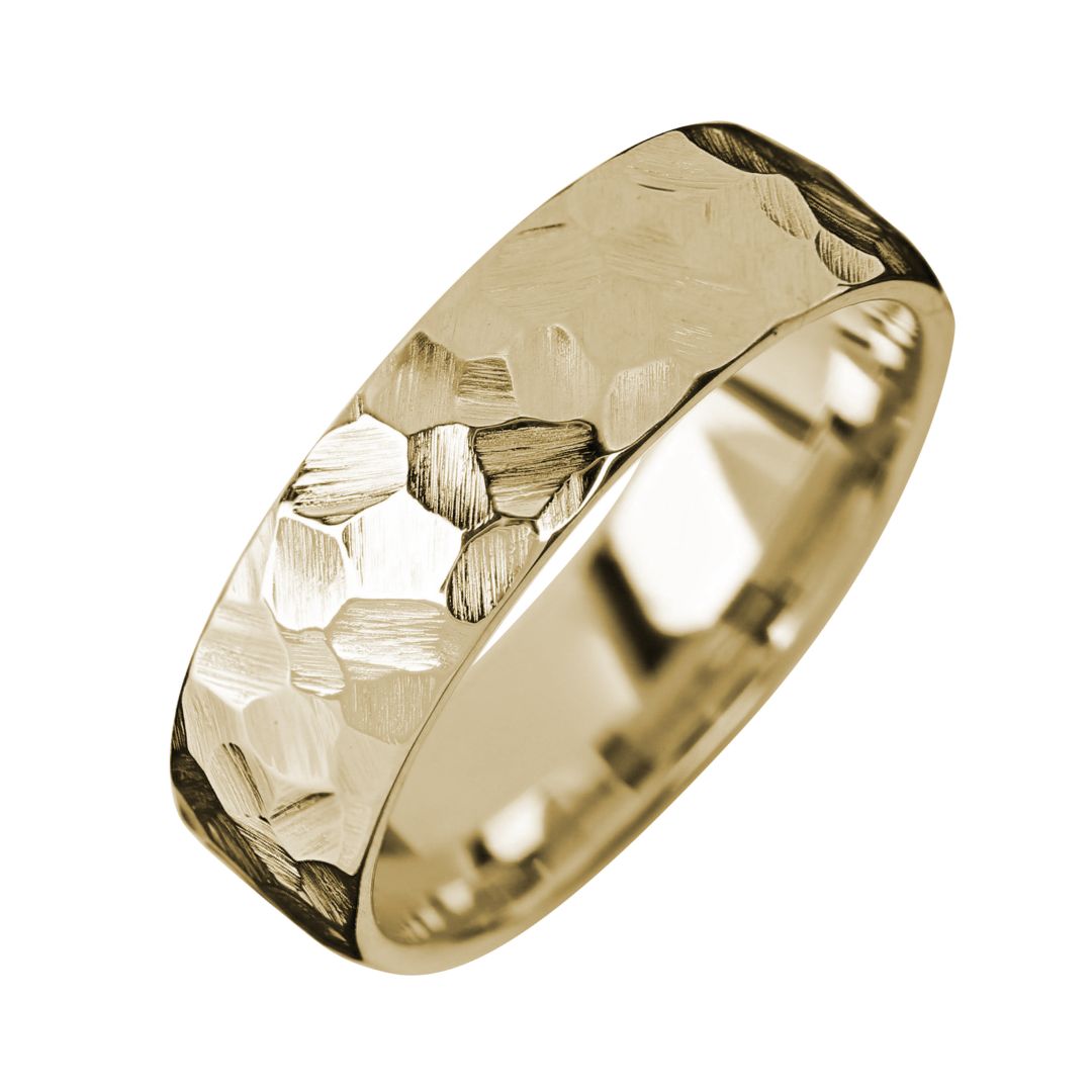 Kohinoor Duetto Gold, Rock kihlasormus, 7 mm, keltakulta 003-817