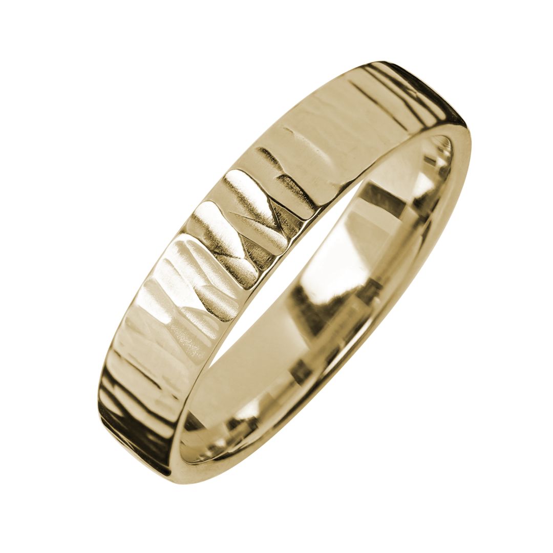 Kohinoor Duetto Gold, Wood kihlasormus, 5 mm, keltakulta 003-804