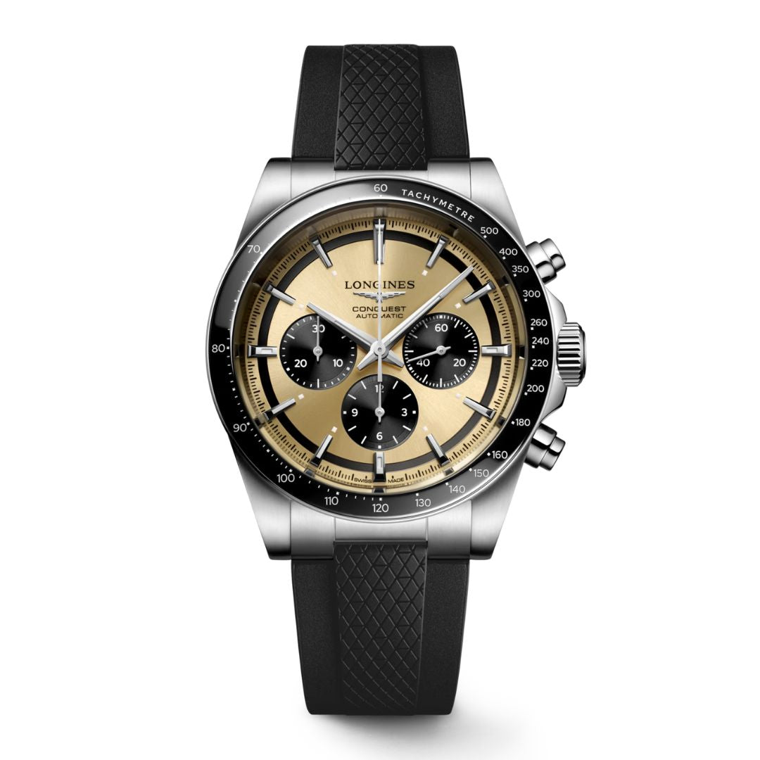 Longines Conquest Chronograph rannekello L38354329