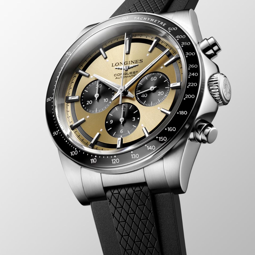 Longines Conquest Chronograph rannekello L38354329