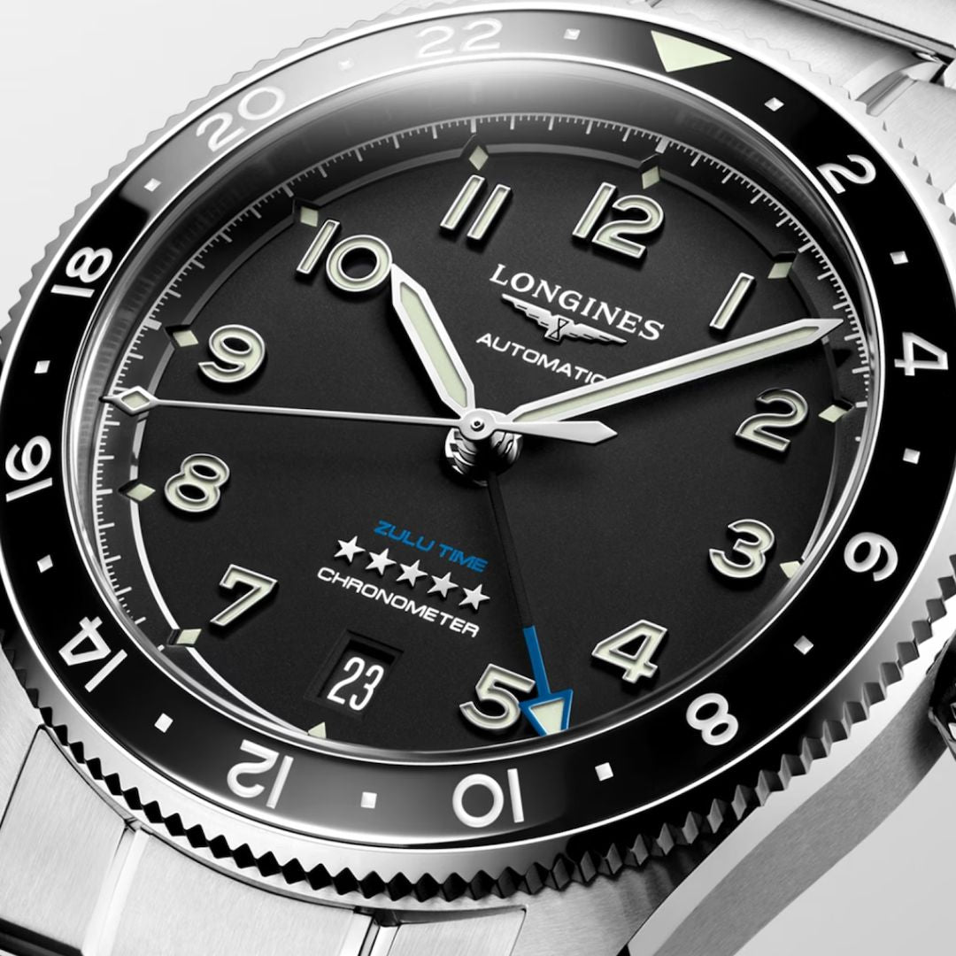 Longines Spirit Zulu Time rannekello 39 mm, L38024536