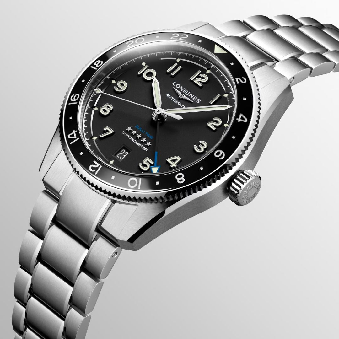 Longines Spirit Zulu Time rannekello 39 mm, L38024536