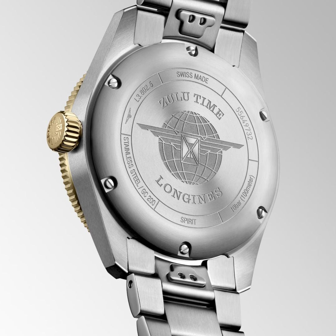 Longines Spirit Zulu Time rannekello 39 mm, L38025536