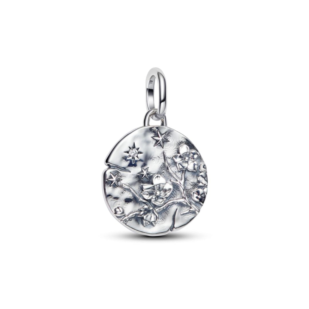 Pandora ME Cherry Blossom Medallion Charm, Silver, 794085C01