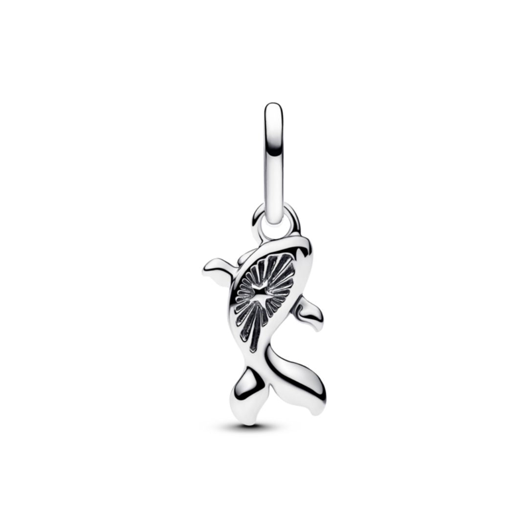 Pandora ME Red Murano Glass Koi Fish Mini hela, hopea, 793863C01