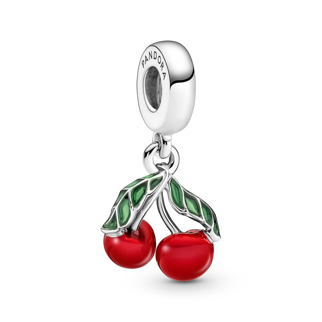 Pandora Moments Asymmetrical Cherry Fruit Dangle Charm